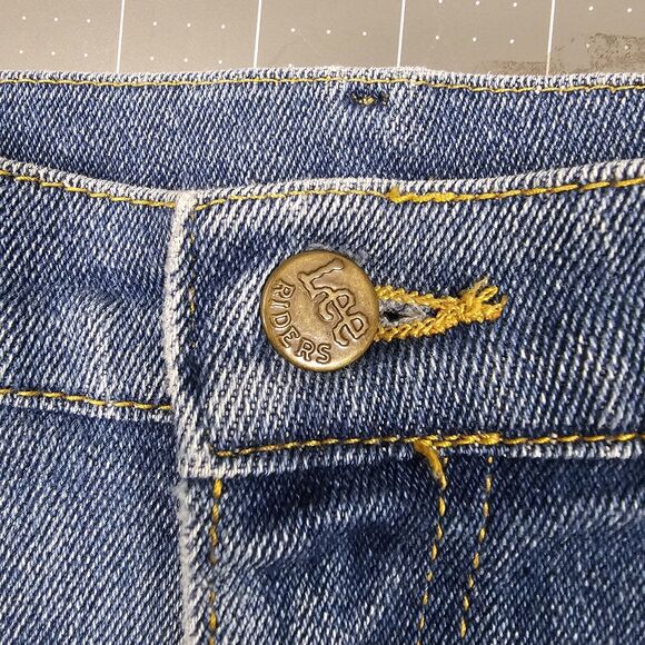Vintage Lee Riders Jeans Mens 35x28 70s USA Made Straight Leg Work Heritage Read - Picture 6 of 16